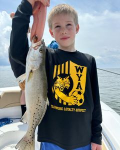 Spotted Weakfish caught in Manteo