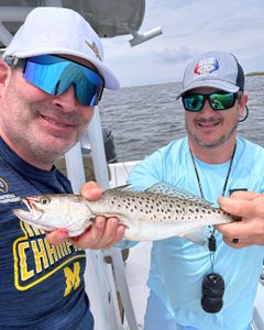 Spotted weakfish caught during fishing trip in Manteo