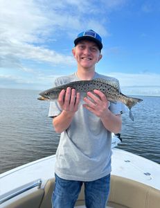 Spotted weakfish caught in Manteo, North Carolina