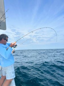 Person fishing in Pensacola