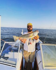 One fisherman caught a 22-inch fish in Wanchese.