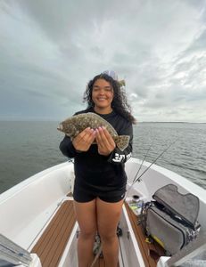 One person fishing in North Carolina
