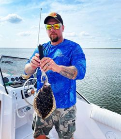 Southern Flounder caught while fishing in Wanchese