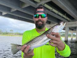 Spotted Weakfish caught while fishing in NC