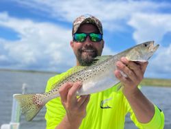 Spotted Weakfish, 22-inch catch in Wanchese