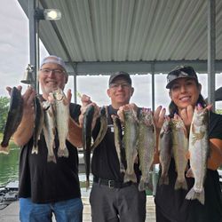 9 rainbow trout caught fishing in Branson