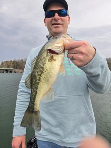 A lone angler fishing in Branson