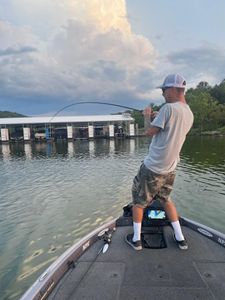 Angler fishing in Missouri with best equipment