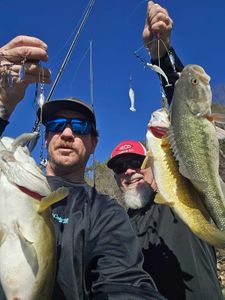 Two people fishing in Missouri