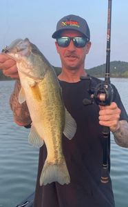 Largemouth bass caught while fishing in MO