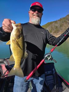 Angler with fishing rod in MO