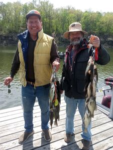 Two anglers fishing in MO