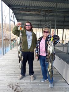 Two people fishing in Pittsburg