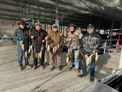 Group of 5 people enjoying a fishing trip in Missouri