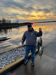 Fisherman enjoying a day of fishing in Missouri