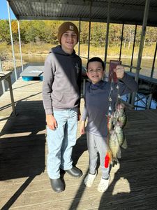 Two people fishing in Missouri