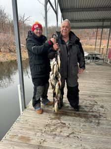 Two people fishing in Pittsburg