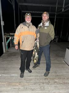 Two people fishing in Pittsburg