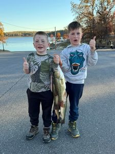 Largemouth bass caught while fishing in Missouri