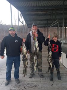 2 big fish caught by 3 people in Pittsburg