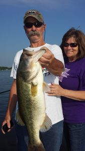 A pair of anglers fishing in Texas