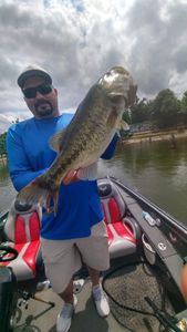 Angler with a catch of one fish in Alba