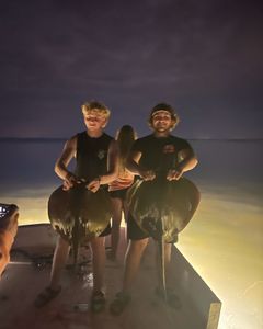 Two anglers fishing at Panama City Beach