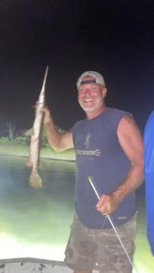 A lone fisherman in FL lands a 22-inch catch