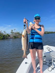 Fishing in Florida with a big 25-inch fish