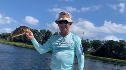 A lone angler fishing in Florida