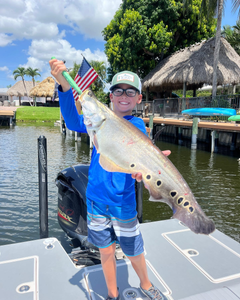 Angler enjoying a great day of fishing in FL