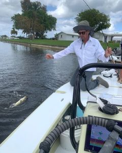 Person fishing in Delray Beach