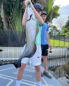 A lone fisherman in Florida lands a 49-inch catch