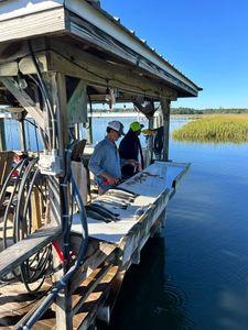 Angler fishing at Edisto Beach