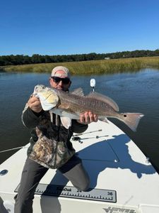 Huge redfish caught at Edisto Beach