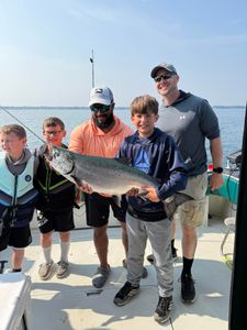Chinook Salmon caught while fishing in NY