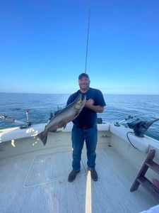 Angler fishing in New York