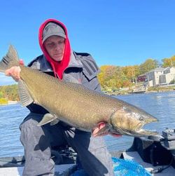One person fishing in NY