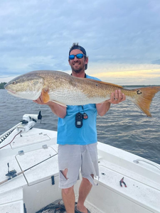A single angler fishing in NC