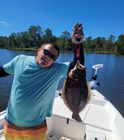 Summer flounder fish caught in NC