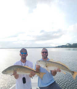 Two redfish caught fishing in NC