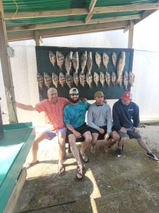 4 anglers fishing in TX
