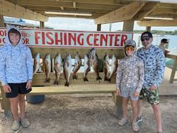 Trio of anglers fishing in TX