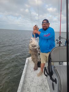 Catch of the day: 22-inch black drum fish in TX