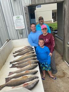 4 people fishing in Port O'Connor