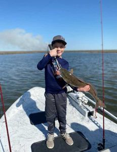 Angler fishing in Port O'Connor