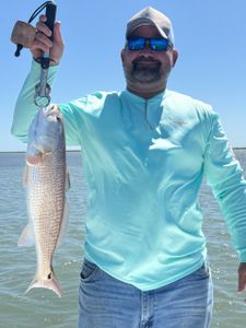 Redfish caught while fishing in Port O'Connor TX waters
