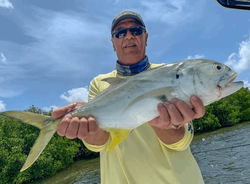 Photo of a Crevalle Jack, a 23-inch fish caught while fishing in Cape Coral