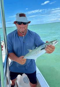 A Spanish Mackerel fish caught while fishing in Cape Coral