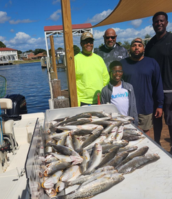 Spotted Weakfish, 26-inch fish, fishing in LA